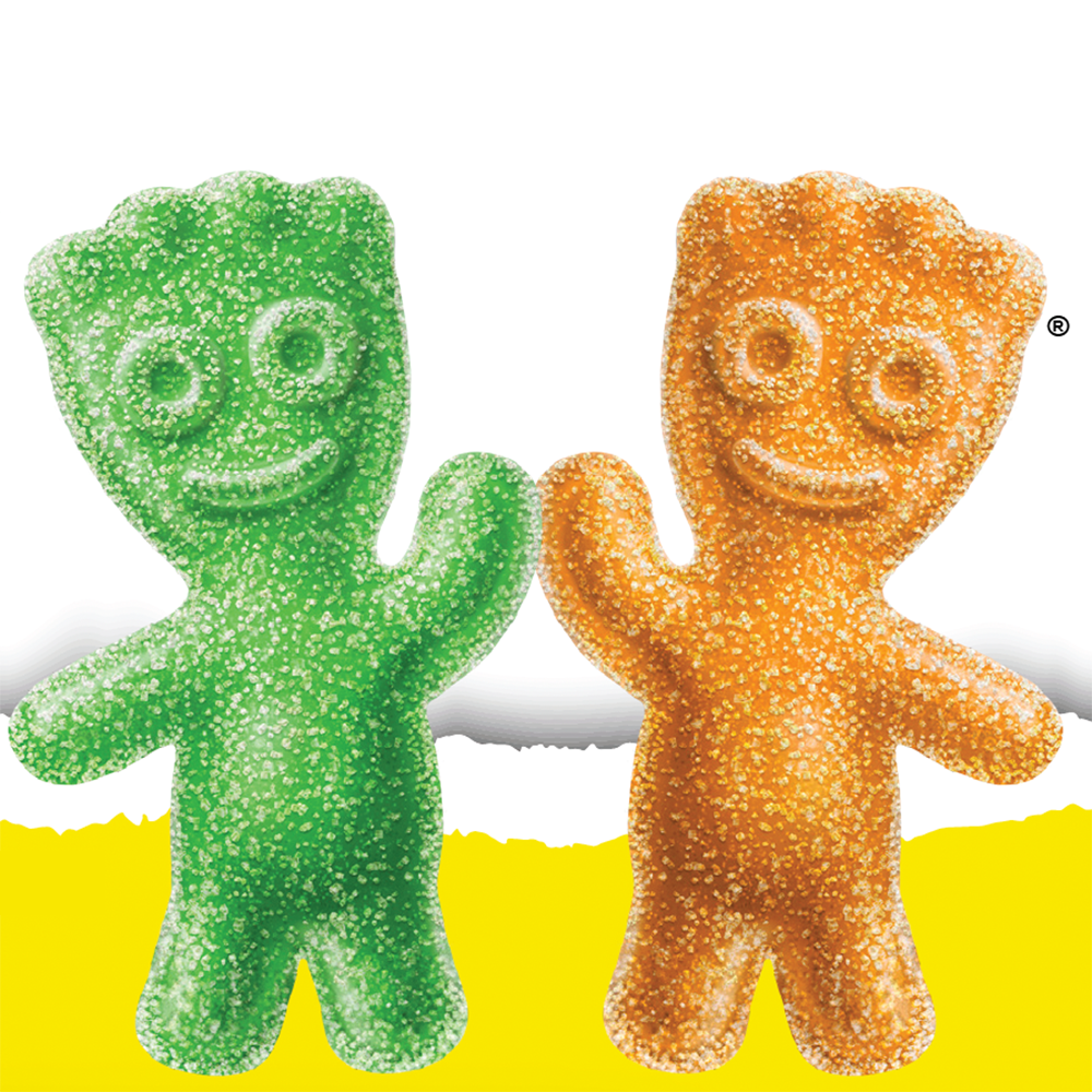 Sour Patch Kids Characters Watermelon and Orange