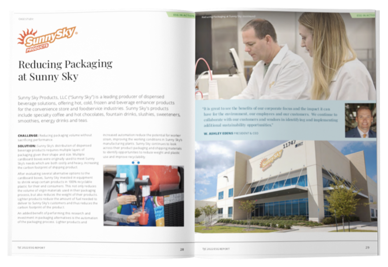 The Jordan Company Case Study Reducing Packaging at Sunny Sky Products May 2022