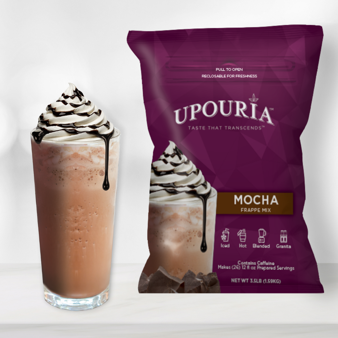 Upouria Mocha Frappe Mix with Mocha Frappe