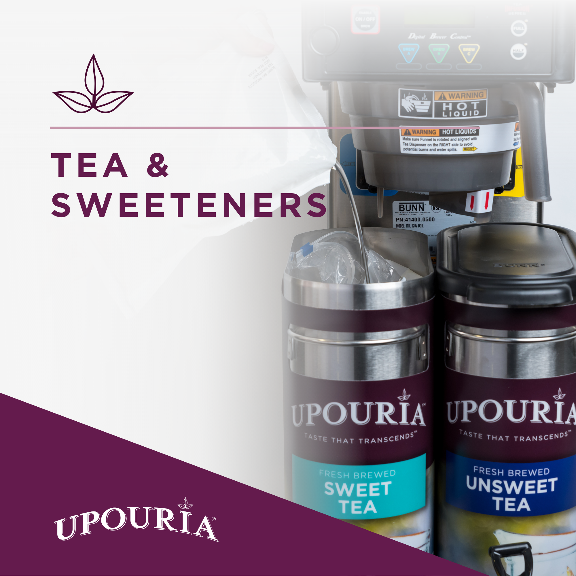 Upouria Tea & Sweeteners Featured Image 2022
